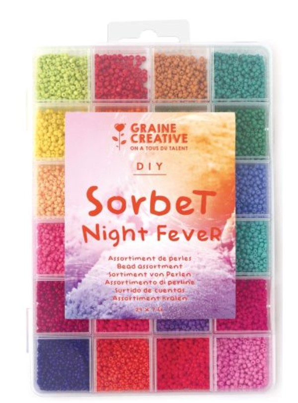 Assortiment de perles de rocailles Sorbet Night Fever