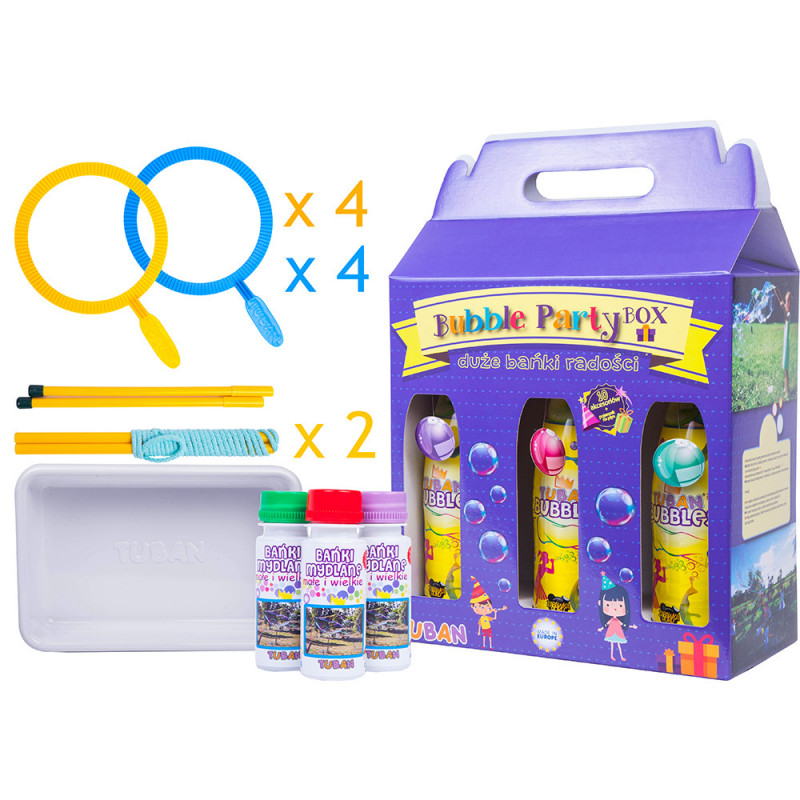 Tuban kit bulles de savons pour fêtes