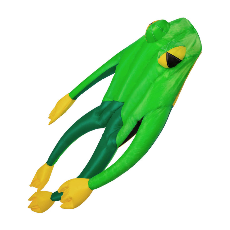Cerf-volant grenouille vert - petit