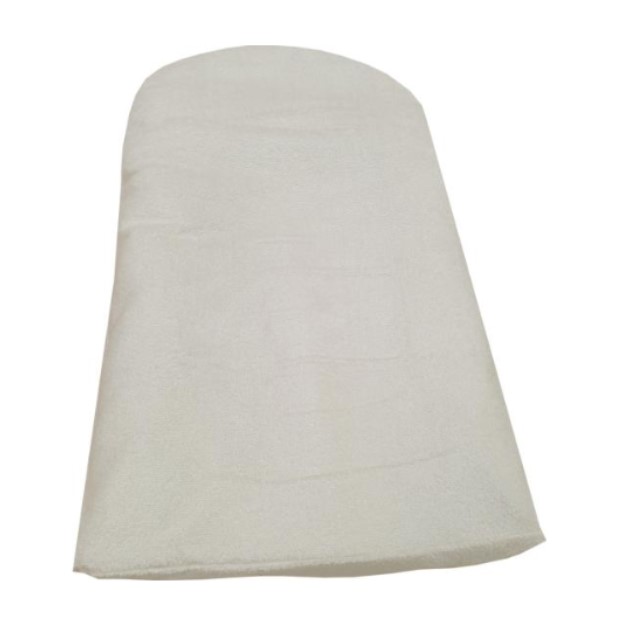 Housse de langer avec élastique blanc