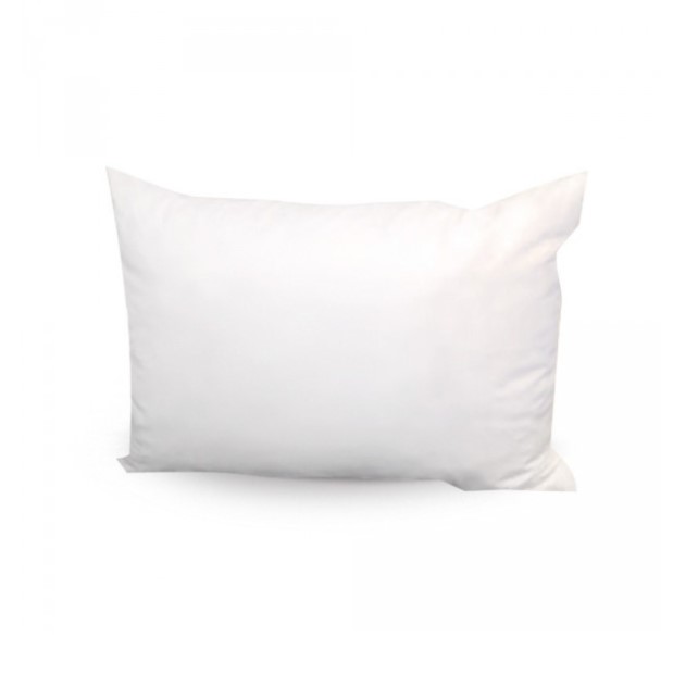 Oreiller doux 40x30 cm-  polycoton blanc 