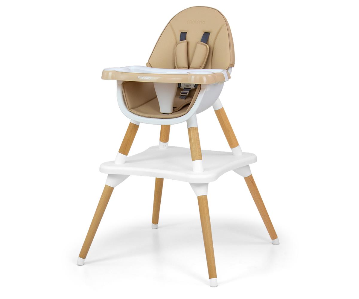 Chaise haute 2-en-1 Milly Mally Malmo Beige