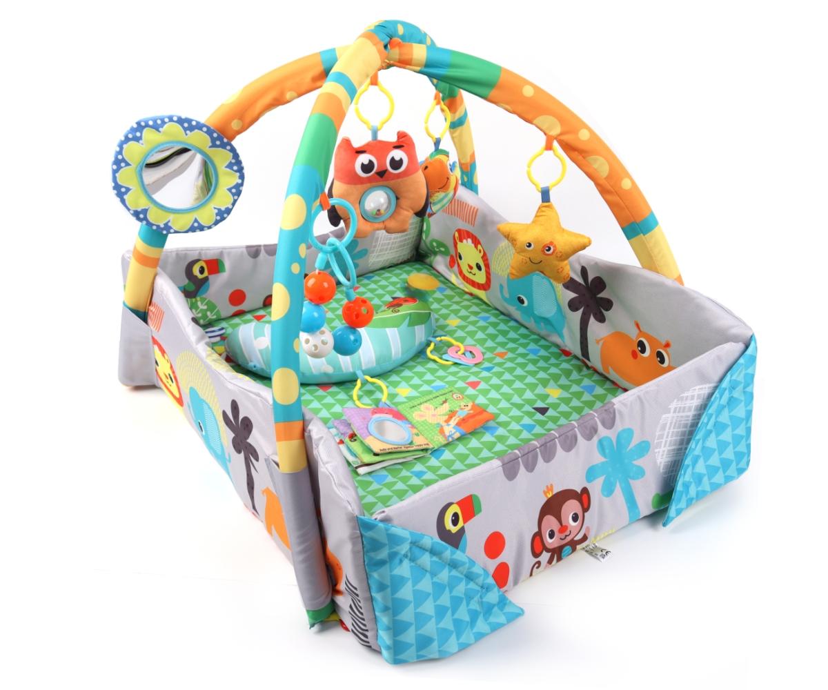 Tapis d'éveil TinyMini 4 Faces avec barrière