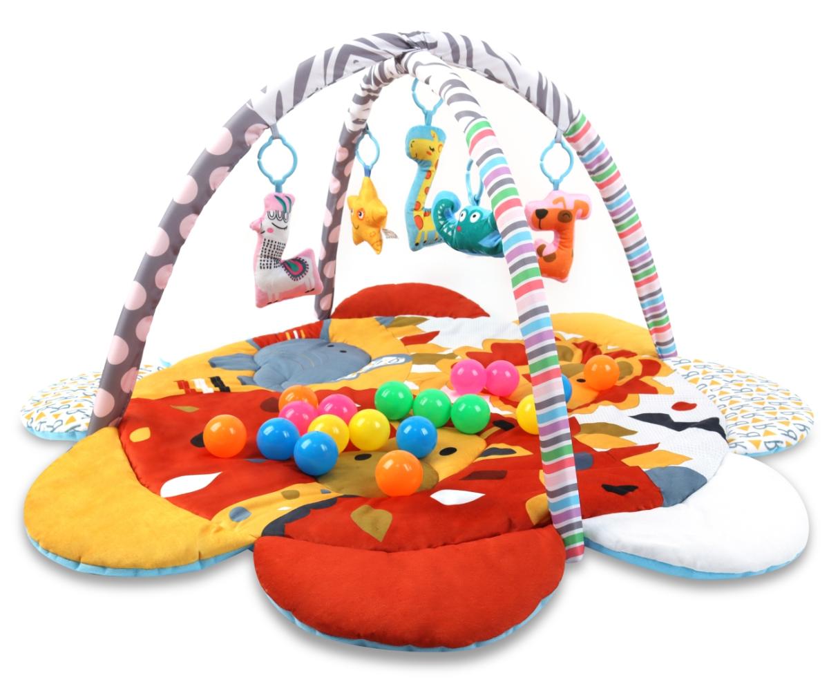Tapis éducatif 2-en-1 TinyMini Safari Fleur
