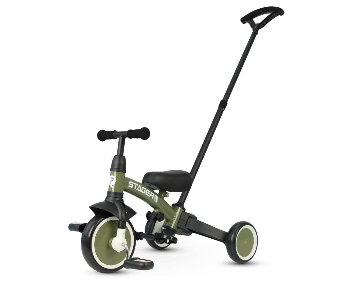 Tricycle Qplay Stager 3-en-1 Vert