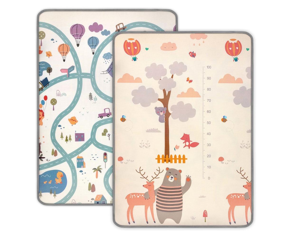 Tapis de jeu en mousse roulé Milly Mally Kinder Animaux