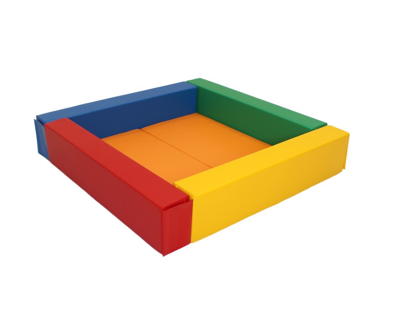 Piscine à balles en mousse multicolore