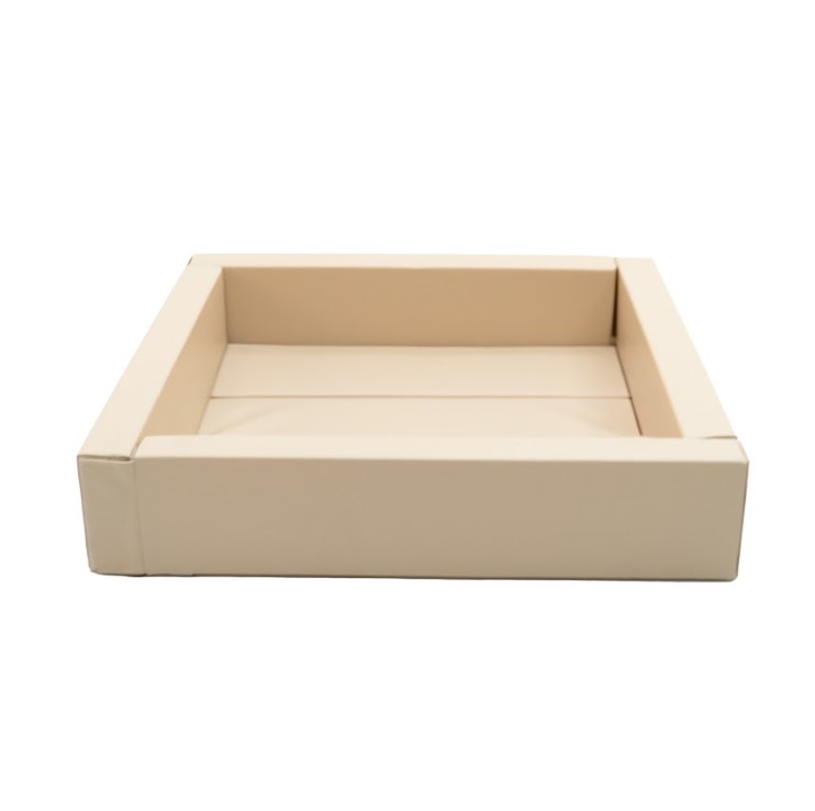 Piscine à balles en mousse beige