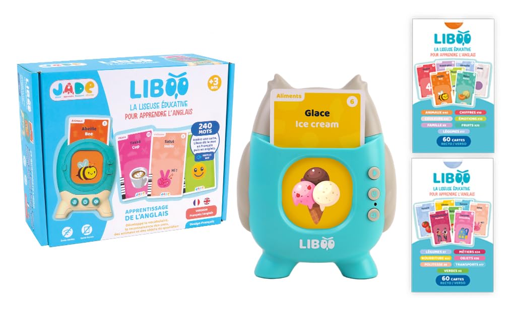 Liseuse Liboo - Français - Anglais - 240 Mots