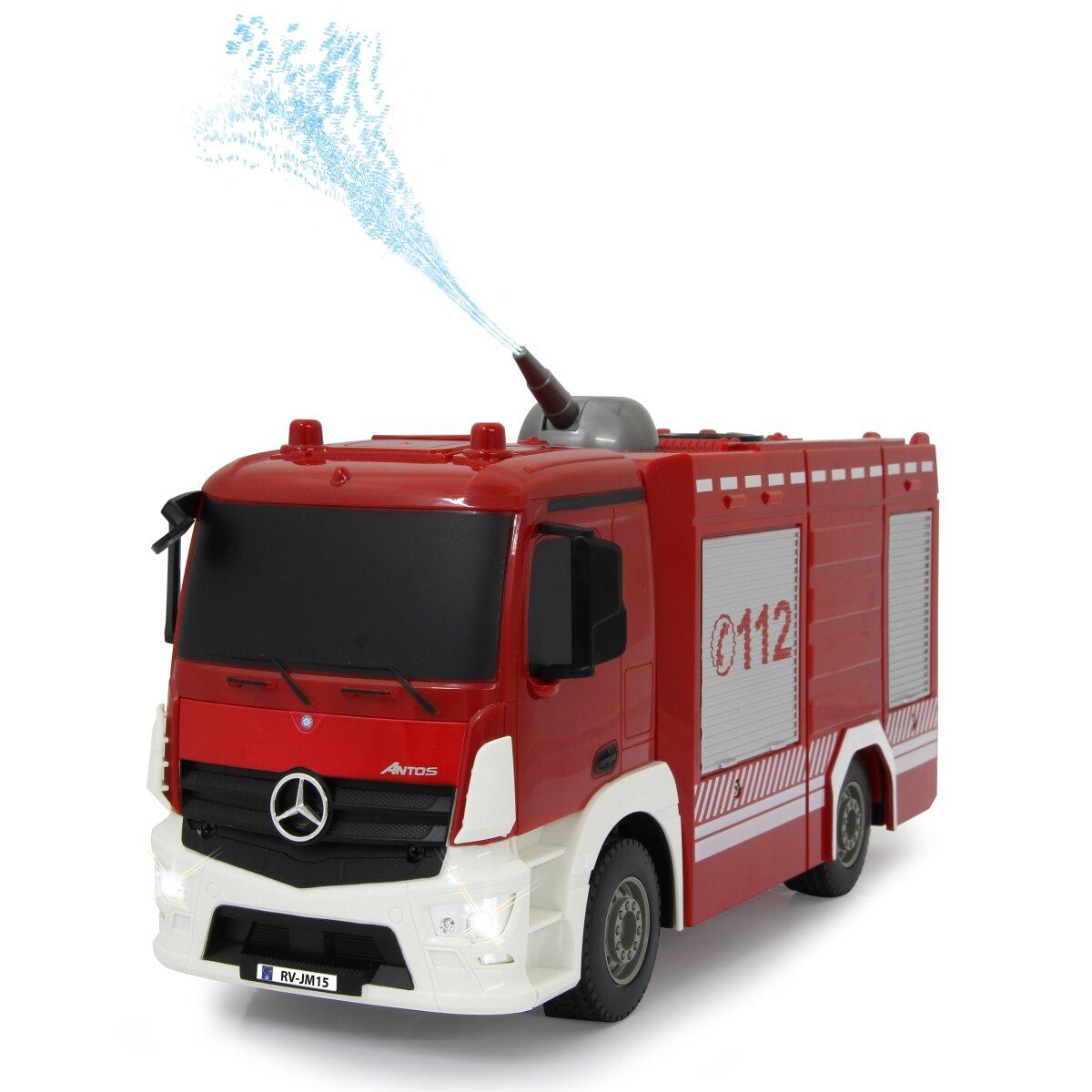 Camion pompier Mercedes Antos 1:26 fonction spray