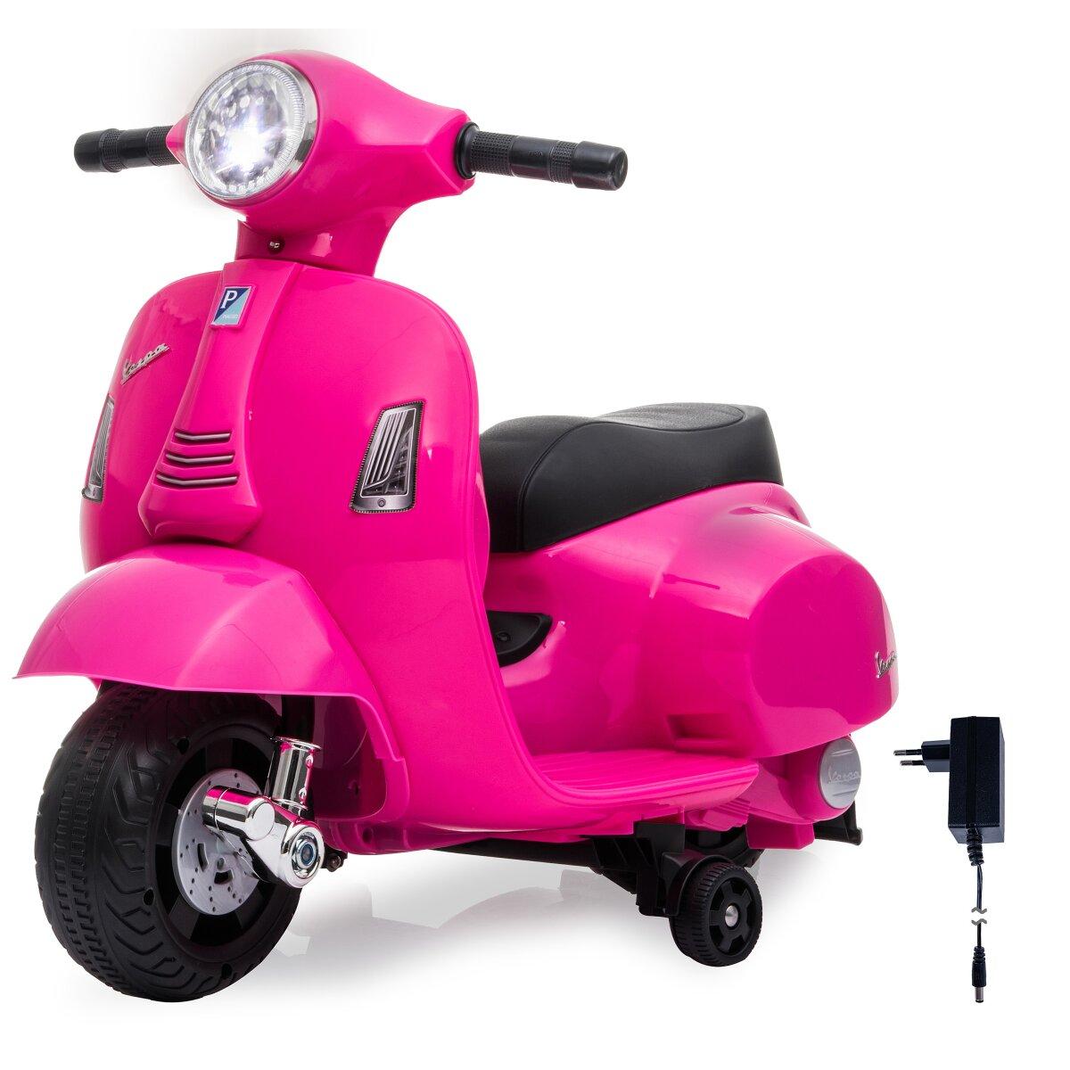 Porteur electrique Vespa Mini rose