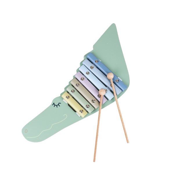 Xylophone en bois - Crocodile