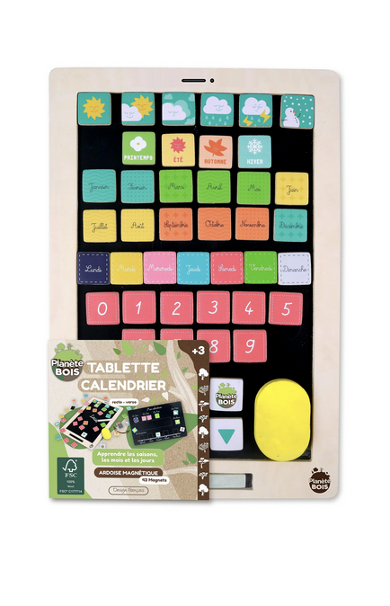 Tablette calendrier ardoise - MGM