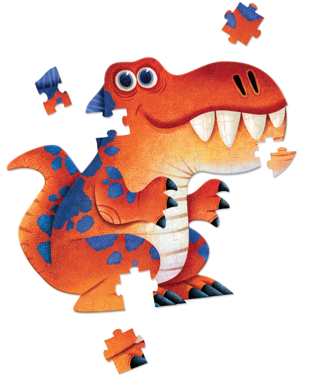 Puzzle Jumbo - 48 pieces - Dinosaures