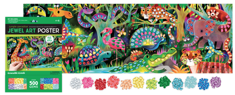 Creativity - Mosaique perles - Poster - La jungle paradisiaque