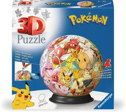 3D Puzzle Ball : Pokemon 72 pcs
