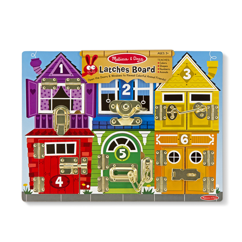 Melissa & Doug Planche d activites avec loquets