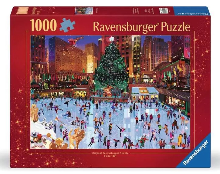 Puzzle 1000 pieces - Noel au Rockefeller Center