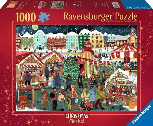 Puzzle 1000 pieces - Le marche de Noel