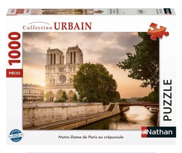 Puzzle 1000 pieces - Notre-Dame de Paris au crepuscule