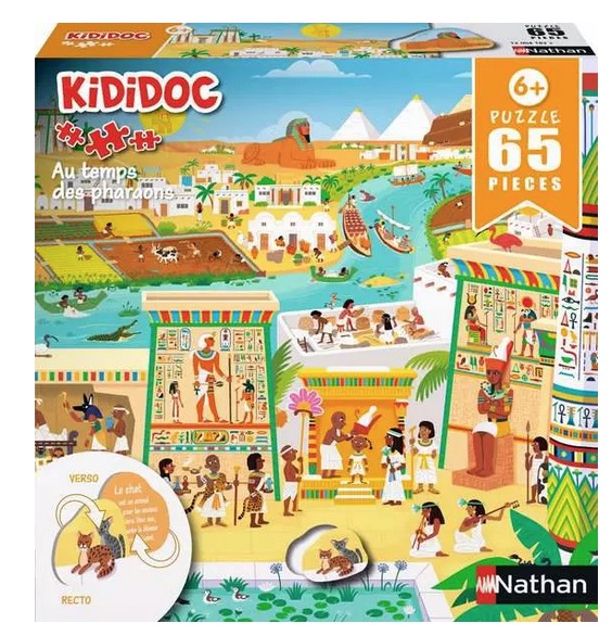 Puzzle Enfant des 6 ans - Puzzle Kididoc - Au temps des pharaons