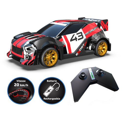 exost voiture rc rally xtr 1:14