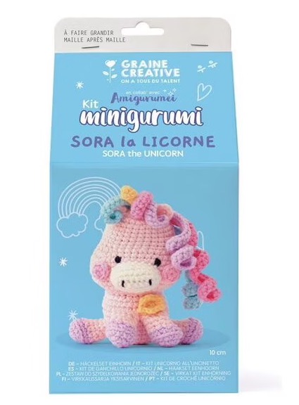 Kit crochet minigurumi Sora la licorne