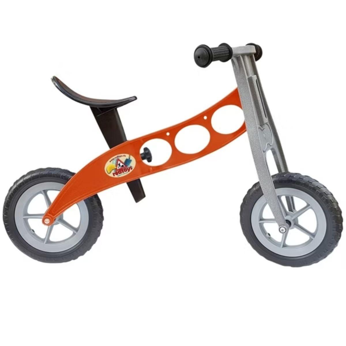 Draisienne pour creche et maternelle Redtoys Mini Cruiser orange ouvrier
