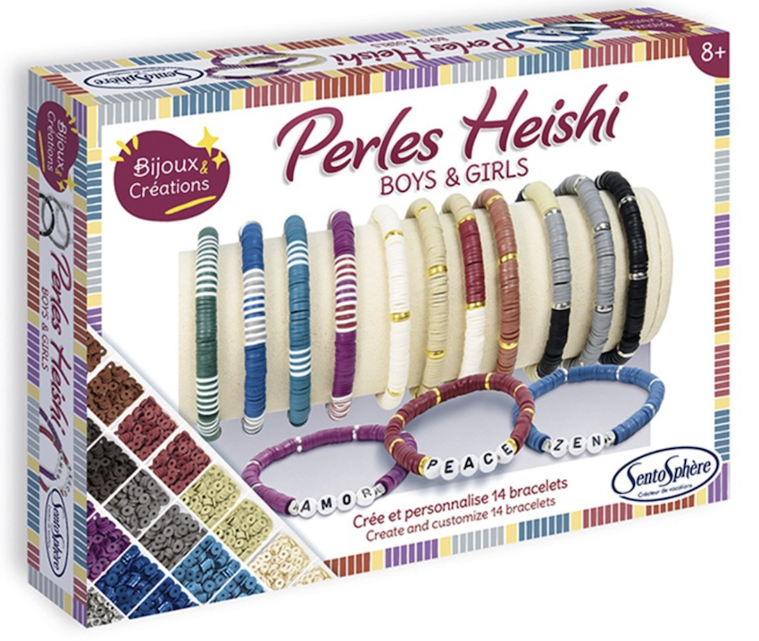 Coffret creatif - Perles Heishi boys and girls - Sentosphere
