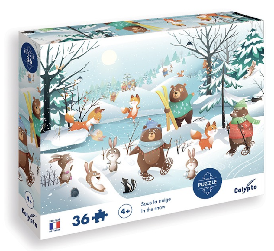 Puzzle 36 pieces - Sous la Neige - Calypto - Sentosphere