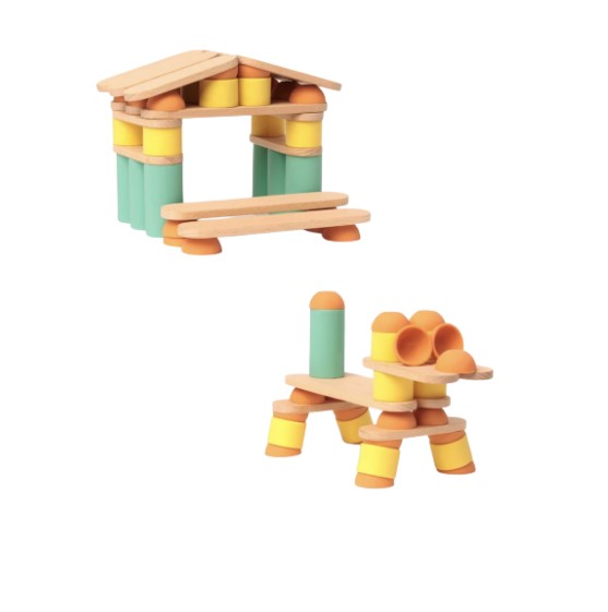 Jeu de construction Stix - 60 pieces - Oppi