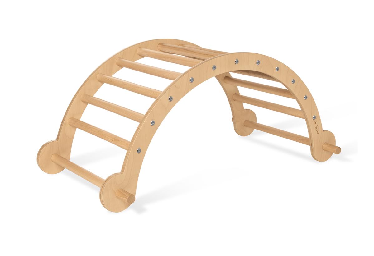 Arche d'escalade et balançoire Kari