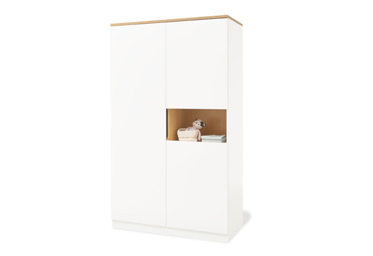 Armoire Linje en bois - blanc
