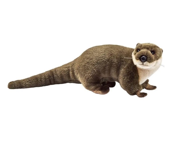 Peluche Loutre couche 25 cm