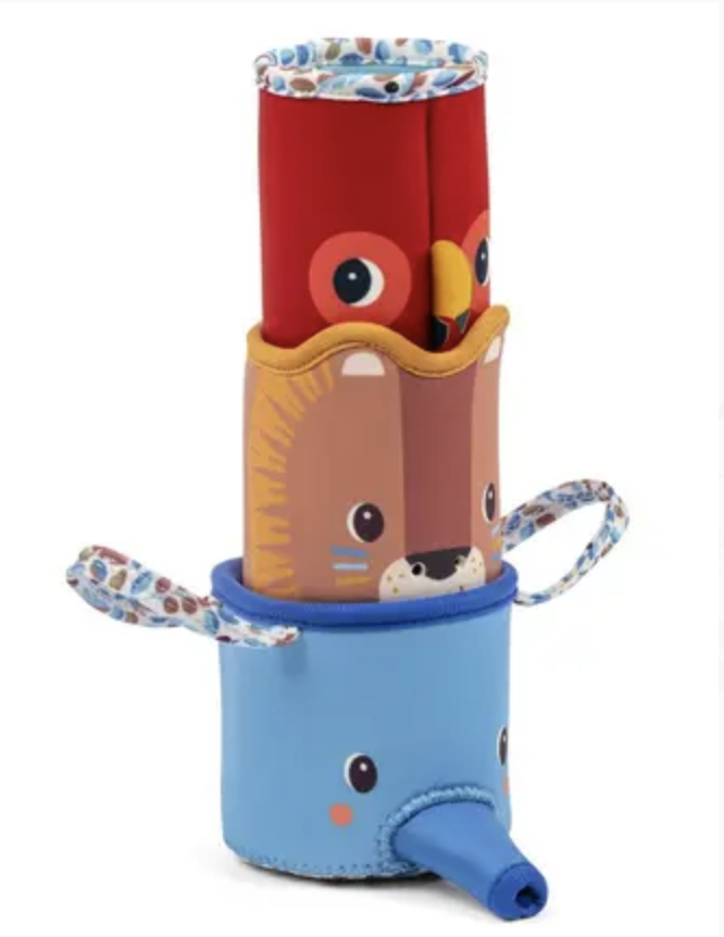 Jack trois gobelets de bain