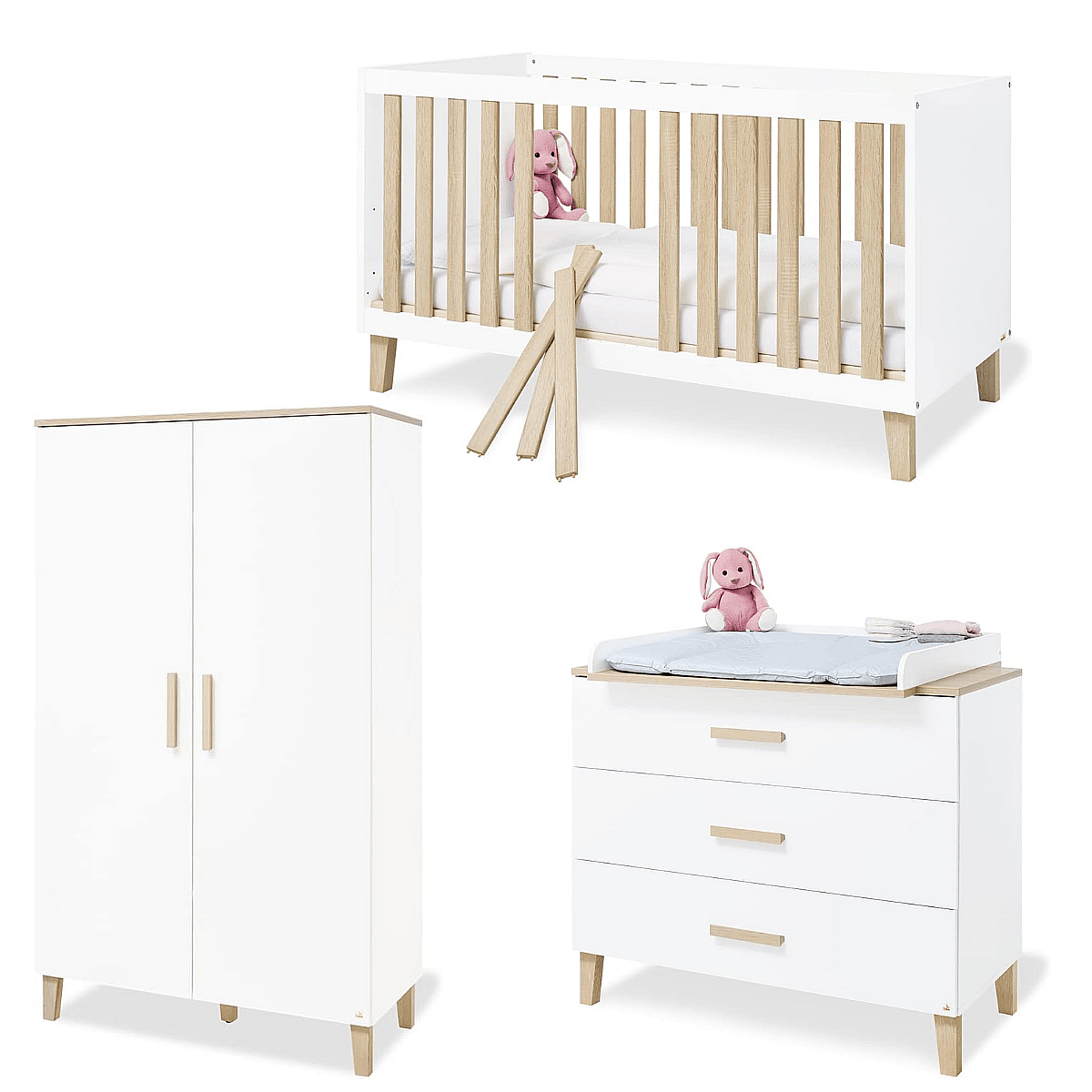 Chambre d'enfant Lumi large 3 pièces