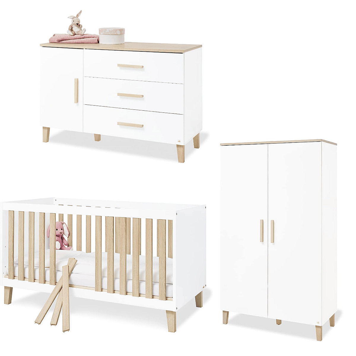 Chambre d'enfant Lumi extra large 3 pièces