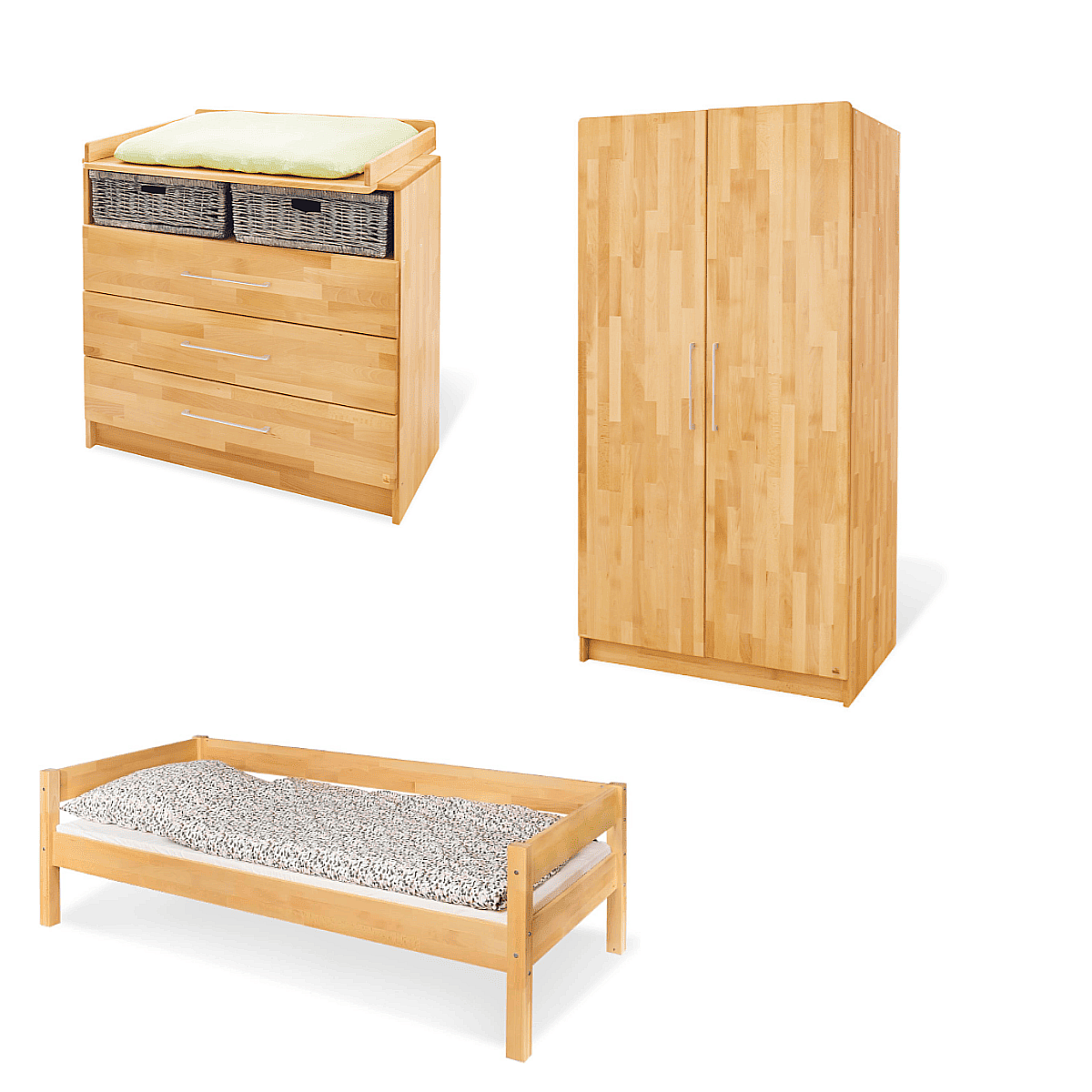 Chambre jeunesse Natura large 3 pièces