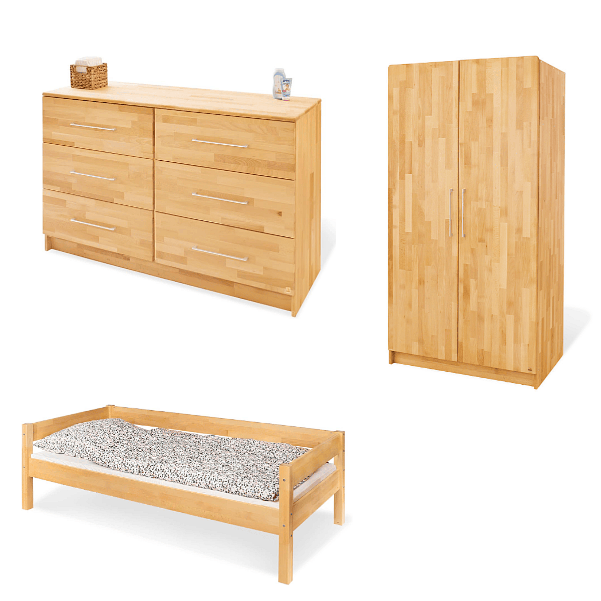 Chambre de jeunes Natura extra large 3 pièces