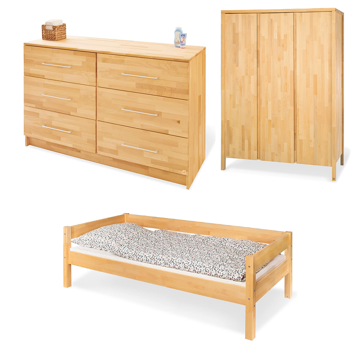 Chambre de jeunes Natura extra large 3 pièces