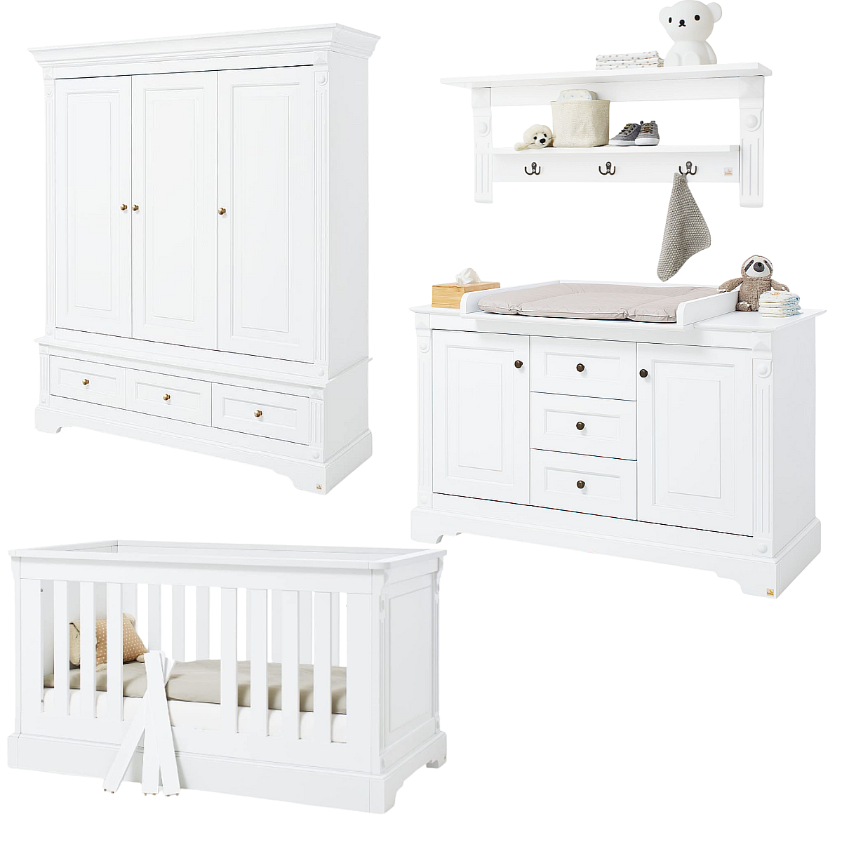 Chambre d'enfant Emilia XL étagère murale 4 pièces