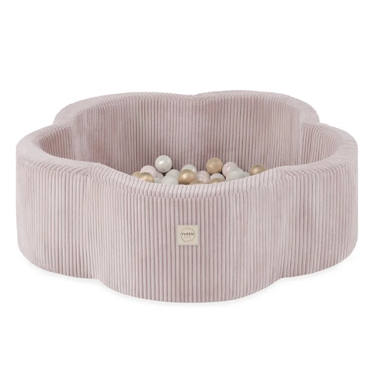 Piscine sèche 95x30 + 200 balles rose