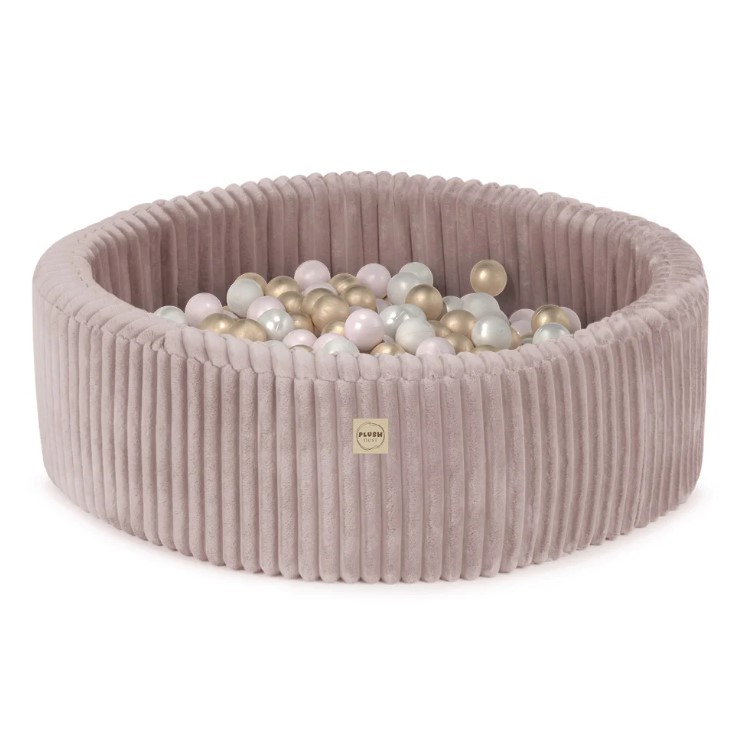 Piscine poufy Lamell 90x30 + 200 balles rose