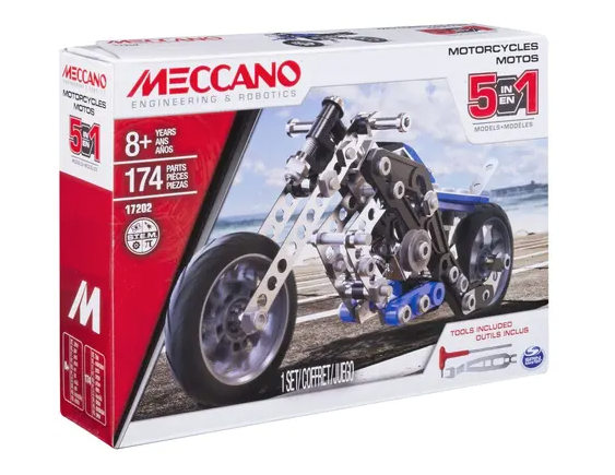 Meccano - Multi modele - Moto 5 construction