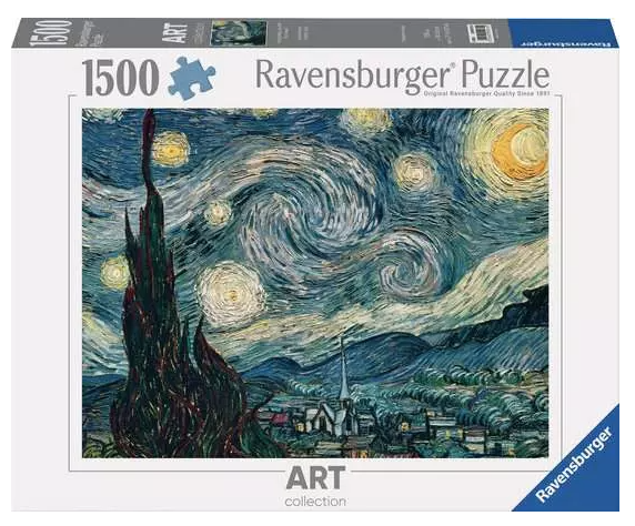 Puzzle 1500 pieces - La Nuit etoilee / Vincent Van Gogh