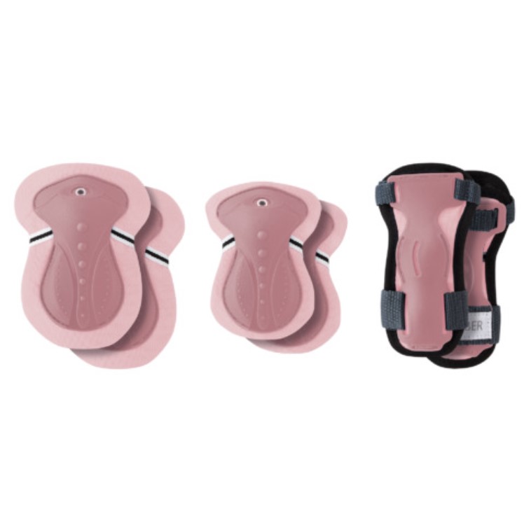 Set 3 Protections Junior XXS (3-7 ans) Rose Pastel -25kg