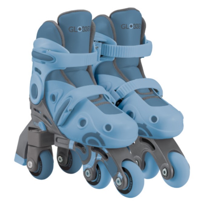 Patins à Roulettes 2 en 1 - T. 26-29 - Bleu/Noir