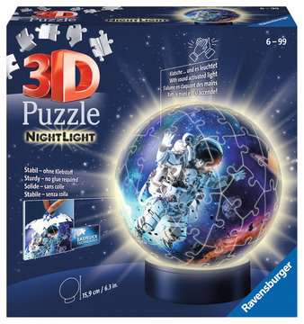 Puzzle 3D Ball 72 p illumine - Les astronautes