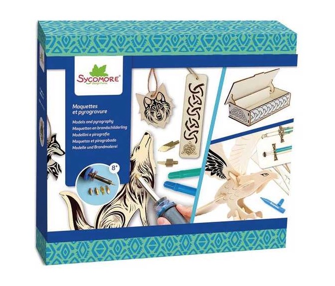 Lovely Box XL-  Maquettes Et Pyrogravure - Celtique