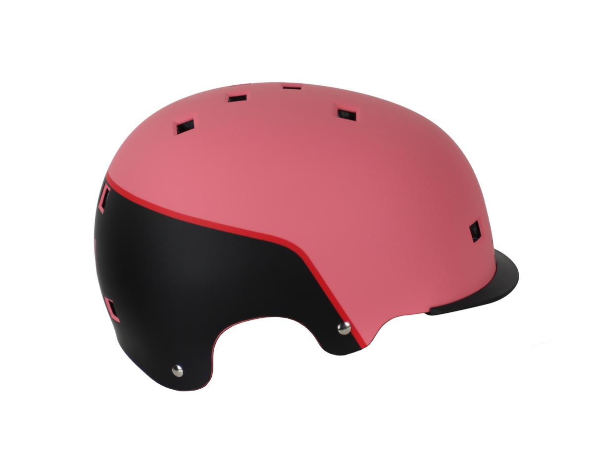 Casque vélo ply by Roces pop rose/noir 55-58cm